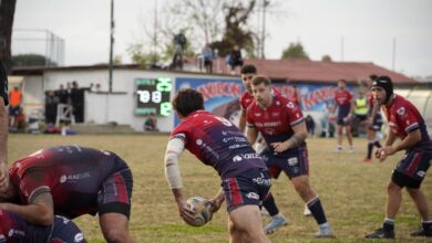 Fi.fa. Security Rugby San Benedetto in azione contro il Rugby Roma Olimpic Club nella terza giornata di Serie A 2025