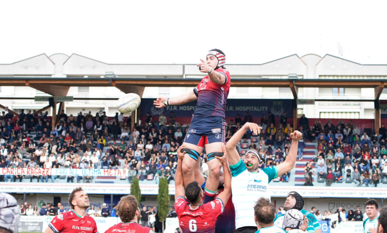 Unione Rugby Samb contro L’Aquila Rugby davanti a 1500 tifosi al Nelson Mandela