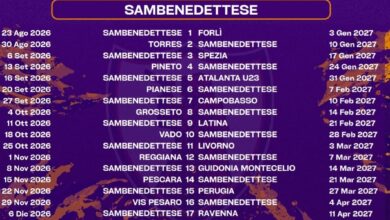 Calendario serie C Samb